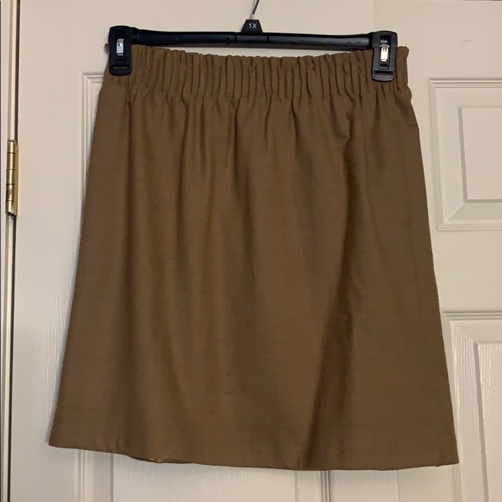 J. CREW BEIGE SKIRT